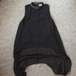 Black Sleeveless Blouse